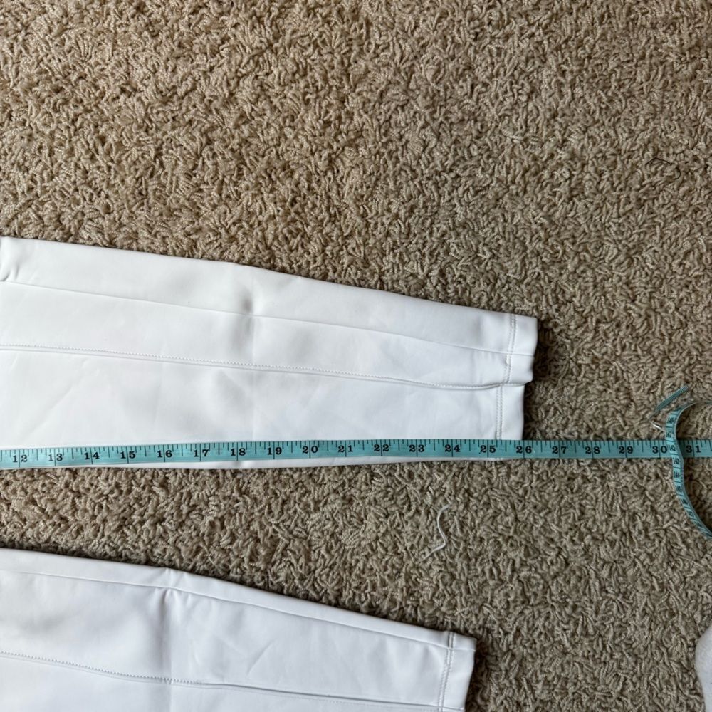 Athleta Glacier Snow Skinny Pants NWT Womens Size 4 Petite White - Picture 7 of 11